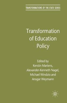 Paperback Transformation of Education Policy Book