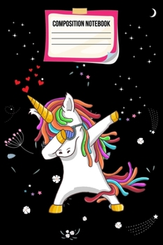 Paperback Composition Notebook: Unicorn Wide Ruled Journal & Notebook for Students, Kids & Teens - Wide Lined Journal for School & College for Writing Book