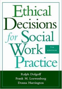 Paperback Ethical Decisions for Social Work Practice Book