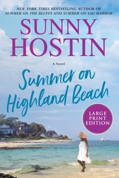 Paperback Summer on Highland Beach [Large Print] Book