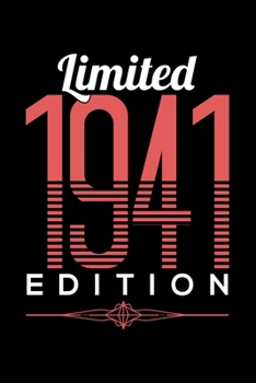 LIMITED 1941 EDITION: Dot Grid Journal, Diary, Notebook, 6x9 inches with 120 Pages.