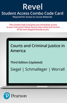 Printed Access Code Revel for Courts and Criminal Justice in America -- Combo Access Card Book