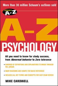 Paperback Schaum's A-Z Psychology Book