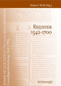 Hardcover Register 1542-1700 [German] Book