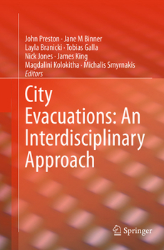 Paperback City Evacuations: An Interdisciplinary Approach Book
