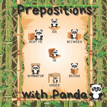 Paperback Prepositions with Panda: Prepositions of Place for kids learning Book