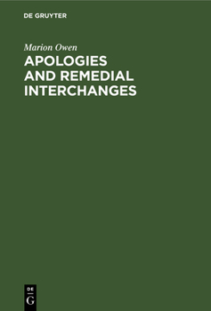 Hardcover Apologies and Remedial Interchanges Book