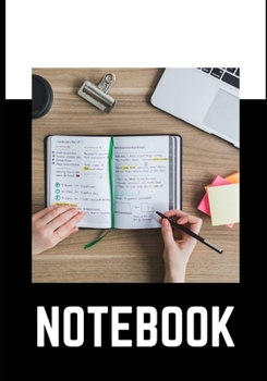 NOTEBOOK: Big notepad – Journal – Logbook - Notes - 100 lined pages - students - business - organizer - planner - planning - textbook - agenda - ... - men - women - girls - boys - staff - pro