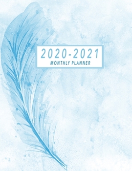 Paperback 2020-2021 Monthly Planner: 2 Year Jan 2020 - Dec 2021 Daily Weekly And Monthly Planner With Holidays, 24-Month Calendar 2 Year Monthly Planner Ca Book