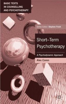 Paperback Short-Term Psychotherapy : A Psychodynamic Approach Book