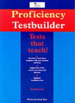 Hardcover Proficiency Testbuilder 1 - With Key [Spanish] Book