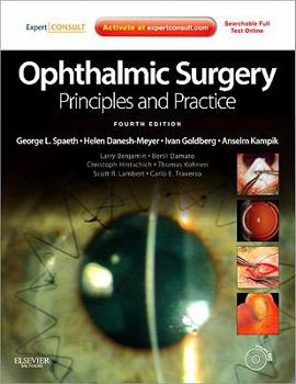 Hardcover Ophthalmic Surgery: Principles and Practice Book
