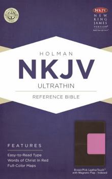 Imitation Leather Ultrathin Reference Bible-NKJV-Magnetic Flap Book