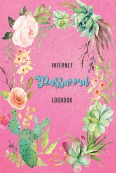 Paperback Password Book: Internet Address and Password Logbook to Protect and Remember Usernames and Passwords. 6X9 Inch. Book