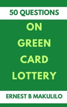 Paperback 50 Questions on Green Card Lottery Book