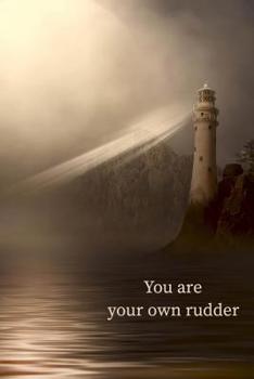 Paperback You are your own rudder: Notebook 6x9, wide ruled Book