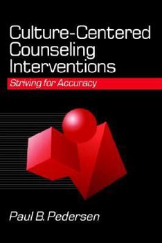 Paperback Culture-Centered Counseling Interventions: Striving for Accuracy Book