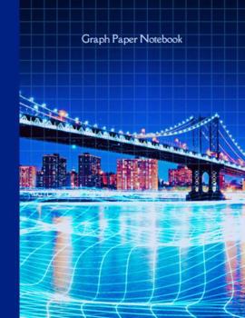 Paperback Graph Paper Notebook 8.5" x 11" For Math Science Students School College Engineering Graph Notebook: Designer Front & Back Covers Quadrille Quad Ruled 5 X 5 Grid Paper Composition Notebook Journal Book