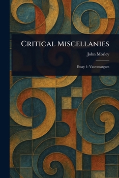 Critical Miscellanies