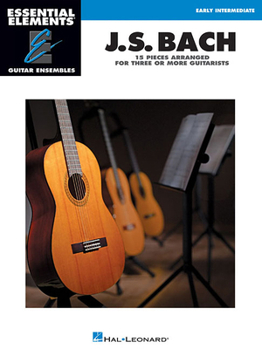 Paperback J.S. Bach: 15 Pieces Arranged for Three or More Guitarists Book