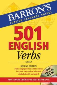 Paperback 501 English Verbs [With CDROM] Book