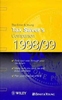 Paperback Ernst & Young Tax Saver's Companion 1998/99 Book