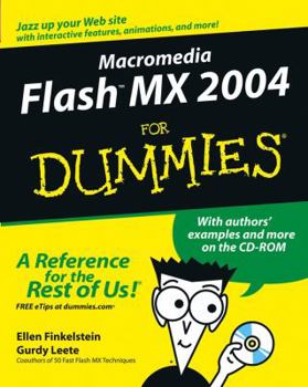 Paperback Macromedia Flash MX 2004 for Dummies Book