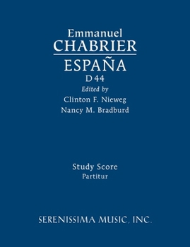 Paperback Espana: Study score Book