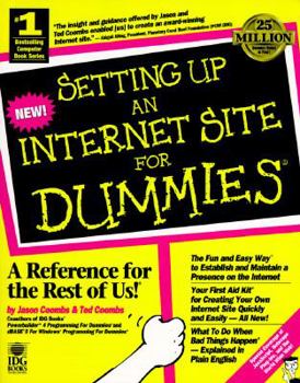 Paperback Setting Up an Internet Site for Dummies Book