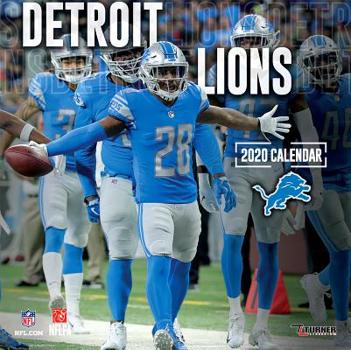 Calendar Detroit Lions: 2020 12x12 Team Wall Calendar Book