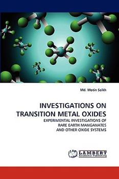 Paperback Investigations on Transition Metal Oxides Book