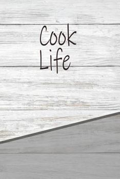 Cook Life: Personalized Rustic Isometric Dot Notebook 120 pages 6"x9"