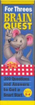 Paperback Brain Quest for Threes Book