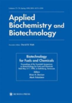 Hardcover Twentieth Symposium on Biotechnology for Fuels and Chemicals: Presented as Volumes 77-79 of Applied Biochemistry and Biotechnology Proceedings of the Book