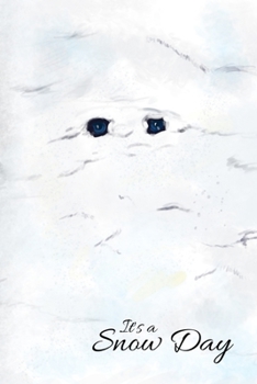 Paperback It's a Snow Day: Notebook 6x9, wide ruled Book