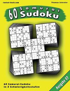 Paperback 60 Samurai-Sudoku, Ausgabe 07: 60 gemischte Samurai-Sudoku, Ausgabe 07 [German] Book