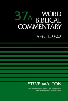 Hardcover Acts 1-9:42, Volume 37a: 37 Book