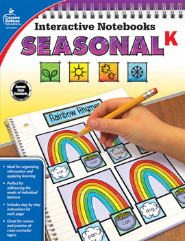 Paperback Interactive Notebooks Seasonal, Grade K Book