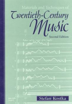 Paperback Materials and Techniques of Twentieth-Century Music Book