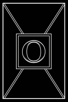 O: Personalized Dot Grid Bullet BUJO Notebook Journal Modern Sleek Black White Minimalist Initial Monogram Letter O - Many Usage Handy Travel Size For Boys MenTeens