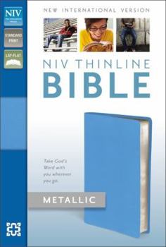 Bonded Leather Thinline Metallic Collection Bible-NIV Book