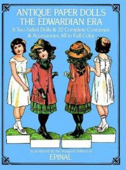 Paperback Antique Paper Dolls: The Edwardian Era Book