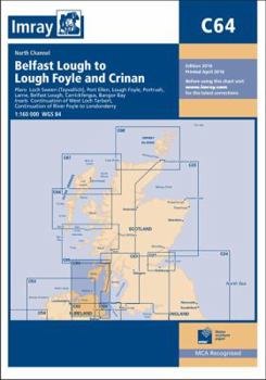 Paperback Imray Chart C64: North Channel - Belfast Lough to Lough Foyle and Crinan Book