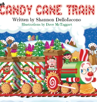 Hardcover The Candy Cane Train Book
