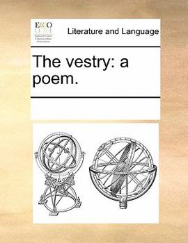 Paperback The Vestry: A Poem. Book
