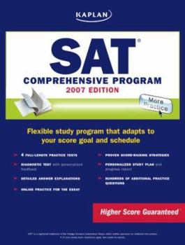 Paperback Kaplan SAT, 2007 Edition: Comprehensive Program Book