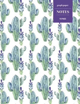 Graph Paper Notes 110 Pages: Cactus Notebook for Professionals and Students, Teachers, Architects, Scientists, Engineers, and Writers | Succulent Llama Pattern