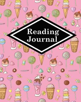 Reading Journal: Book Reading Chart, Reading Journal For Kids, Kids Reading Journal, Reading Log For Kids, Cute Ice Cream & Lollipop Co