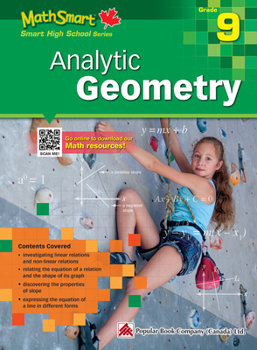 Paperback MathSmart Grade 9 - Analytic Geometry Book