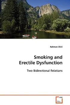 Paperback Smoking and Erectile Dysfunction Book